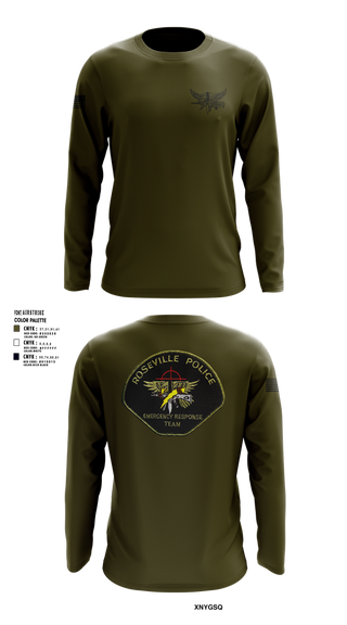 Long Sleeve Performance Shirt, Roseville E.R.T., , Teamtime, Team time, sublimation, custom sports apparel, team uniforms, spirit wear, spiritwear, sports uniforms, custom shirts, team store, custom team store, fundraiser sports, apparel fundraiser