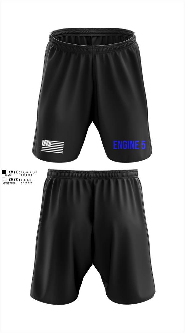 Athletic Shorts With Pockets, Rescue2/Engine5, Fire Department, Teamtime, Team time, sublimation, custom sports apparel, team uniforms, spirit wear, spiritwear, sports uniforms, custom shirts, team store, custom team store, fundraiser sports, apparel fundraiser