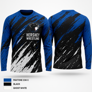 Long Sleeve Performance Shirt, Hershey Wrestling, Wrestling, Teamtime, Team time, sublimation, custom sports apparel, team uniforms, spirit wear, spiritwear, sports uniforms, custom shirts, team store, custom team store, fundraiser sports, apparel fundraiser
