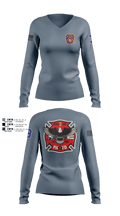 Star Hose Company Women's Long Sleeve V-neck Shirt - 7