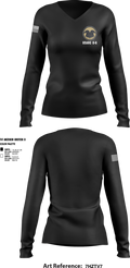USARC 72530274 Women's Long Sleeve V-neck Shirt - 1