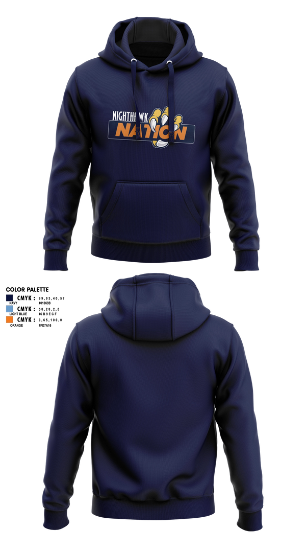 Hoodie, Herbert Akins Road Middle School, Track & Field, Teamtime, Team time, sublimation, custom sports apparel, team uniforms, spirit wear, spiritwear, sports uniforms, custom shirts, team store, custom team store, fundraiser sports, apparel fundraiser