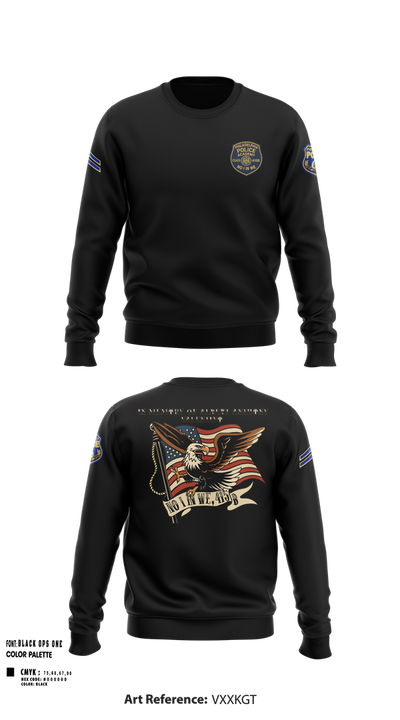 Philadelphia Police 64135919 Crew Neck Sweatshirt - 101