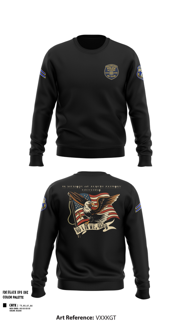 Crew Neck Sweatshirt, Philadelphia Police, , Teamtime, Team time, sublimation, custom sports apparel, team uniforms, spirit wear, spiritwear, sports uniforms, custom shirts, team store, custom team store, fundraiser sports, apparel fundraiser