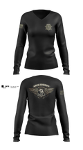 Anne Arundel County Sheriff’s K9 81321788 Women's Long Sleeve V-neck Shirt - 31