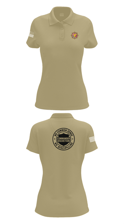 220th TC 97378584 Women's Short Sleeve Performance Polo  - 95