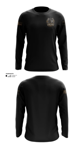 Long Sleeve Performance Shirt, Madigan pharmacy colts, Army, Teamtime, Team time, sublimation, custom sports apparel, team uniforms, spirit wear, spiritwear, sports uniforms, custom shirts, team store, custom team store, fundraiser sports, apparel fundraiser