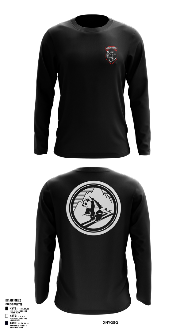 Long Sleeve Performance Shirt, 2-10 AHB Knighthawks, Spirit Store, Teamtime, Team time, sublimation, custom sports apparel, team uniforms, spirit wear, spiritwear, sports uniforms, custom shirts, team store, custom team store, fundraiser sports, apparel fundraiser