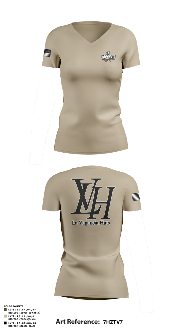 Womens Short Sleeve Vneck Shirt, La Vagancia Hats, , Teamtime, Team time, sublimation, custom sports apparel, team uniforms, spirit wear, spiritwear, sports uniforms, custom shirts, team store, custom team store, fundraiser sports, apparel fundraiser