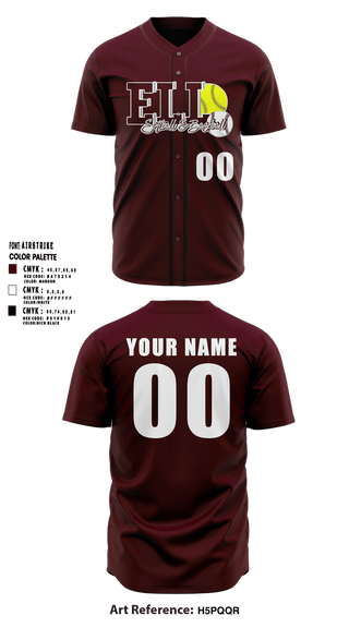 Full Button Baseball Jersey, Elko Little League, Baseball, Teamtime, Team time, sublimation, custom sports apparel, team uniforms, spirit wear, spiritwear, sports uniforms, custom shirts, team store, custom team store, fundraiser sports, apparel fundraiser