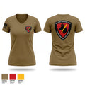 K-9 Women's Short Sleeve V-neck Shirt - 1