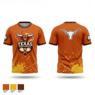 Old School Cotton Feel Shirt, Texas Pickleball, , Teamtime, Team time, sublimation, custom sports apparel, team uniforms, spirit wear, spiritwear, sports uniforms, custom shirts, team store, custom team store, fundraiser sports, apparel fundraiser
