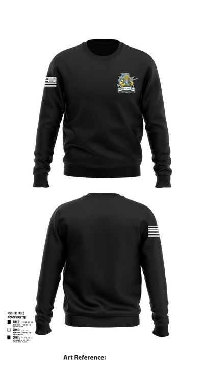 Central Illinois Army Recruiting Company 90141890 Crew Neck Sweatshirt - 13