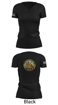 412th Military Working Dog 86297842 Women's Short Sleeve V-neck Shirt - 24