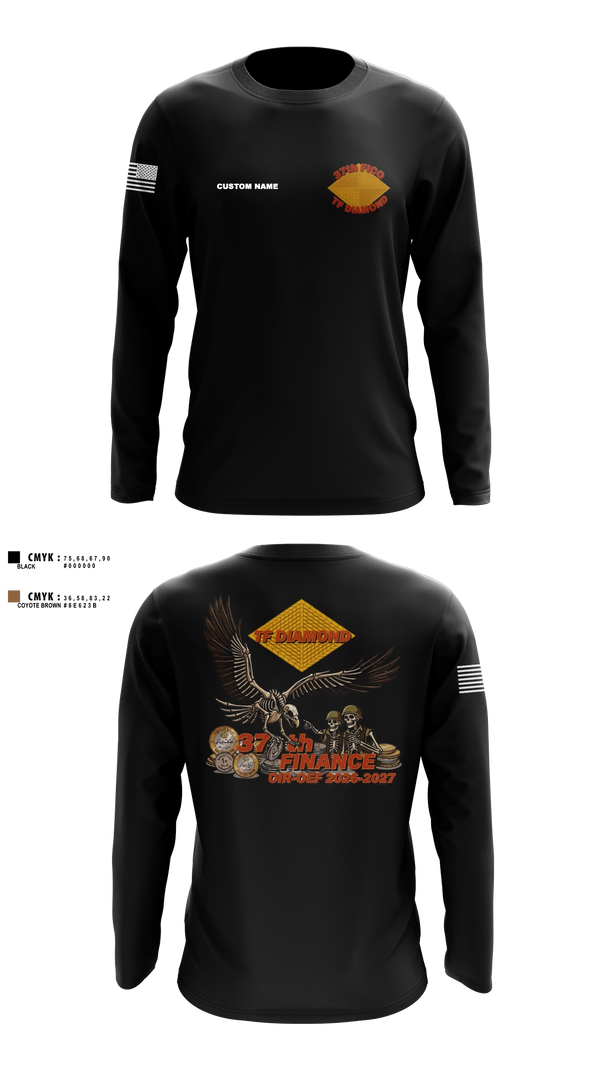 Long Sleeve Performance Shirt, 37th FICO, Army, Teamtime, Team time, sublimation, custom sports apparel, team uniforms, spirit wear, spiritwear, sports uniforms, custom shirts, team store, custom team store, fundraiser sports, apparel fundraiser