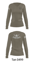 VCU 27922455 Women's Long Sleeve V-neck Shirt - 11