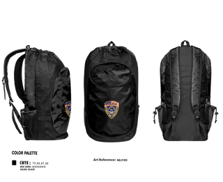 Gear Bag, Joliet Police K-9 Unit, Police, Teamtime, Team time, sublimation, custom sports apparel, team uniforms, spirit wear, spiritwear, sports uniforms, custom shirts, team store, custom team store, fundraiser sports, apparel fundraiser