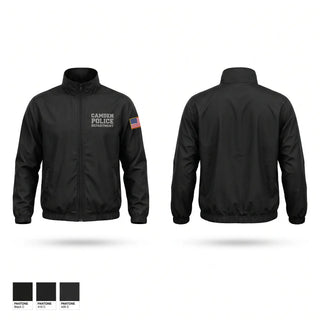 Windbreaker, Camden Police Department, Police, Teamtime, Team time, sublimation, custom sports apparel, team uniforms, spirit wear, spiritwear, sports uniforms, custom shirts, team store, custom team store, fundraiser sports, apparel fundraiser
