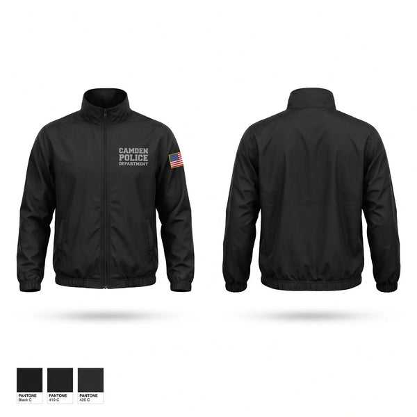 Windbreaker, Camden Police Department, Police, Teamtime, Team time, sublimation, custom sports apparel, team uniforms, spirit wear, spiritwear, sports uniforms, custom shirts, team store, custom team store, fundraiser sports, apparel fundraiser