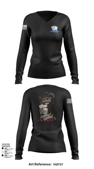 Womens Long Sleeve Vneck Shirt, USS Jefferson City, , Teamtime, Team time, sublimation, custom sports apparel, team uniforms, spirit wear, spiritwear, sports uniforms, custom shirts, team store, custom team store, fundraiser sports, apparel fundraiser