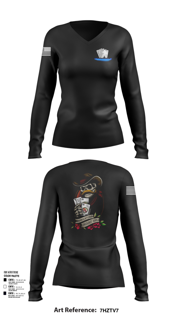 Womens Long Sleeve Vneck Shirt, USS Jefferson City, , Teamtime, Team time, sublimation, custom sports apparel, team uniforms, spirit wear, spiritwear, sports uniforms, custom shirts, team store, custom team store, fundraiser sports, apparel fundraiser