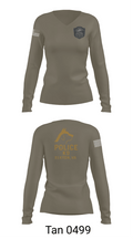 Elkton Police 25624318 Women's Long Sleeve V-neck Shirt - 11