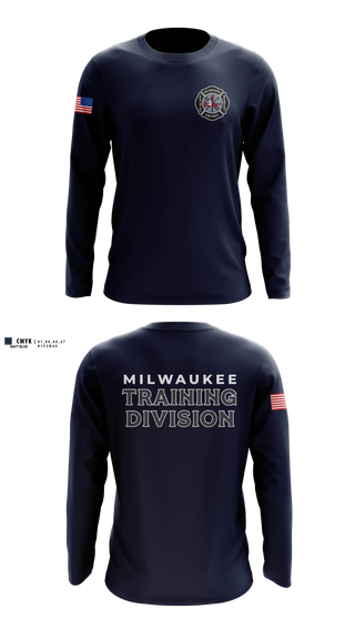 Long Sleeve Performance Shirt, Milwaukee Fire Department Training Division, Fire Department, Teamtime, Team time, sublimation, custom sports apparel, team uniforms, spirit wear, spiritwear, sports uniforms, custom shirts, team store, custom team store, fundraiser sports, apparel fundraiser