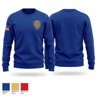 Crew Neck Sweatshirt, Gardner pd, Police, Teamtime, Team time, sublimation, custom sports apparel, team uniforms, spirit wear, spiritwear, sports uniforms, custom shirts, team store, custom team store, fundraiser sports, apparel fundraiser