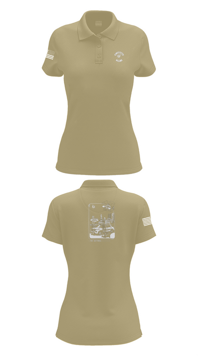 Columbus Division of Police- 8C Company 60108409 Women's Short Sleeve Performance Polo  - 90