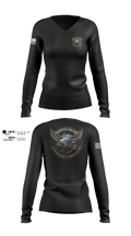 Kenova Police Department 41112313 Women's Long Sleeve V-neck Shirt - 10