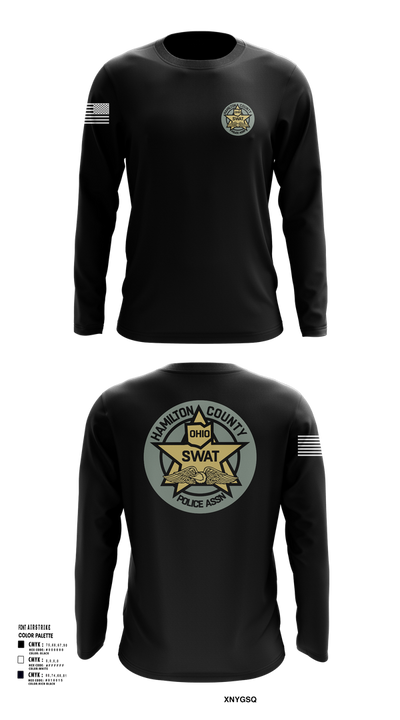 HCPA Swat 1437477 Long Sleeve Performance Shirt 102
