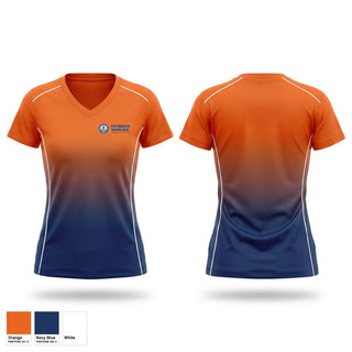 Womens Short Sleeve Vneck Shirt, Frederick Douglass Collegiate Academy, , Teamtime, Team time, sublimation, custom sports apparel, team uniforms, spirit wear, spiritwear, sports uniforms, custom shirts, team store, custom team store, fundraiser sports, apparel fundraiser