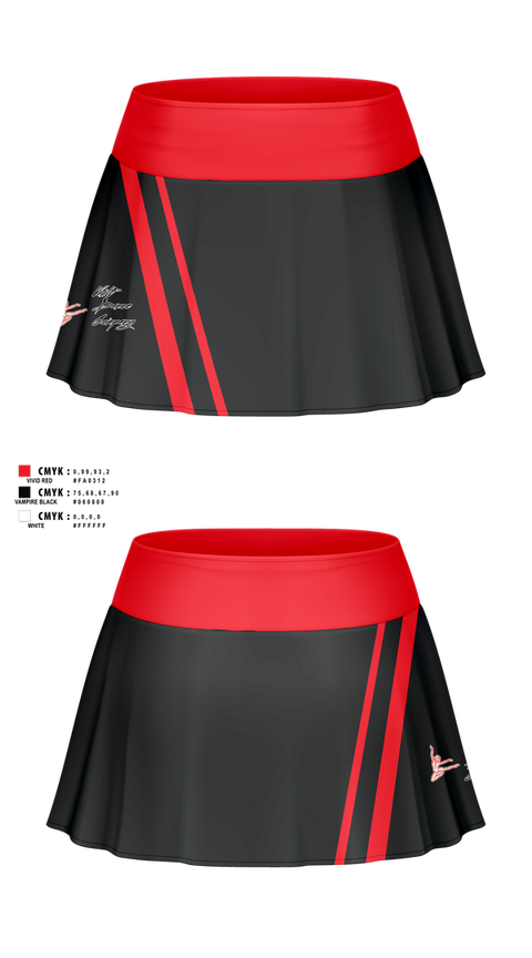 Skort, Vault Dance Company, Cheer, Teamtime, Team time, sublimation, custom sports apparel, team uniforms, spirit wear, spiritwear, sports uniforms, custom shirts, team store, custom team store, fundraiser sports, apparel fundraiser