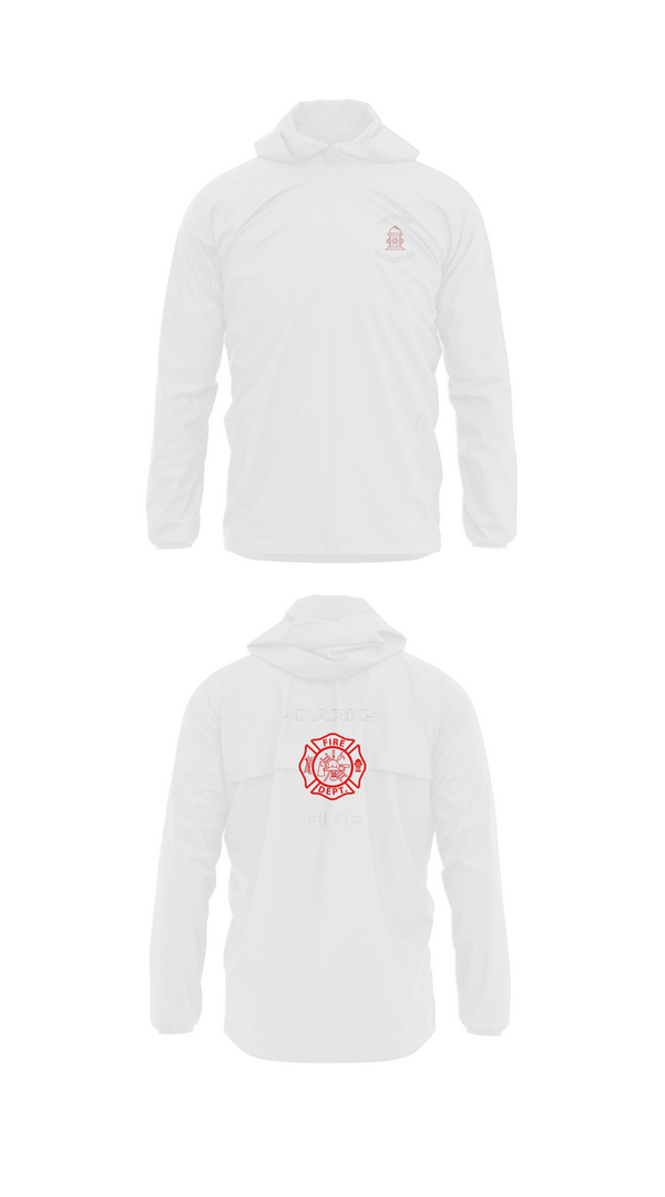 Windbreaker, Sparks Fire Department, Fire Department, Teamtime, Team time, sublimation, custom sports apparel, team uniforms, spirit wear, spiritwear, sports uniforms, custom shirts, team store, custom team store, fundraiser sports, apparel fundraiser