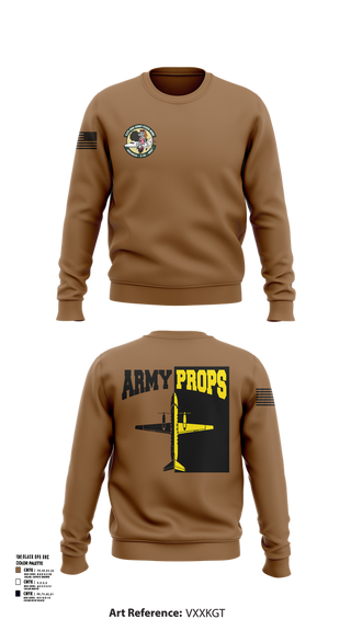 Crew Neck Sweatshirt, DET 2 CO A 2-245th AVN, , Teamtime, Team time, sublimation, custom sports apparel, team uniforms, spirit wear, spiritwear, sports uniforms, custom shirts, team store, custom team store, fundraiser sports, apparel fundraiser