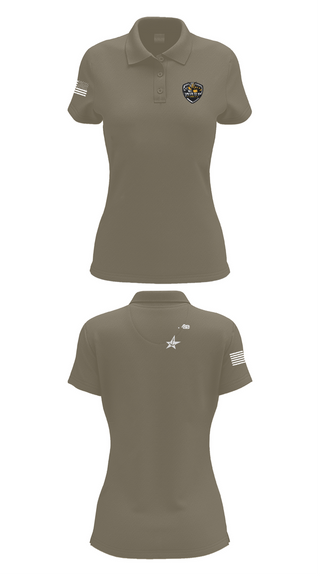 Womens Short Sleeve Performance Polo, USS WASP, , Teamtime, Team time, sublimation, custom sports apparel, team uniforms, spirit wear, spiritwear, sports uniforms, custom shirts, team store, custom team store, fundraiser sports, apparel fundraiser