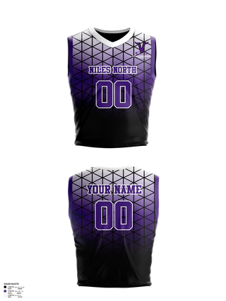 Mens Basketball Jersey, Niles North Athletics Vikings Basketball, Men's Basketball, Teamtime, Team time, sublimation, custom sports apparel, team uniforms, spirit wear, spiritwear, sports uniforms, custom shirts, team store, custom team store, fundraiser sports, apparel fundraiser