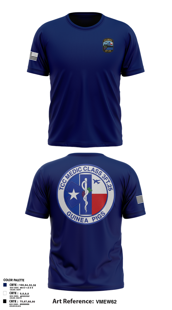 Short Sleeve Performance Shirt, TCC Paramedic Class 3FT.25, , Teamtime, Team time, sublimation, custom sports apparel, team uniforms, spirit wear, spiritwear, sports uniforms, custom shirts, team store, custom team store, fundraiser sports, apparel fundraiser