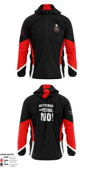 PERROS DEL MAL FC 17407203 Windbreaker - 2