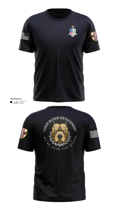 7236 Medical Support Unit 23700208 Short Sleeve Performance Shirt - 21