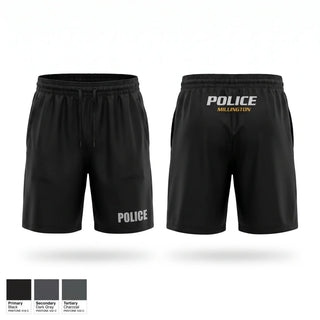 Athletic Shorts With Pockets, Millington Police Department, Police, Teamtime, Team time, sublimation, custom sports apparel, team uniforms, spirit wear, spiritwear, sports uniforms, custom shirts, team store, custom team store, fundraiser sports, apparel fundraiser