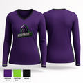 Santa Nella Nightmares 19427419 Women's Long Sleeve V-neck Shirt - 1