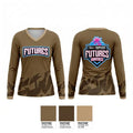 Logos 34317563 Women's Long Sleeve V-neck Shirt - 1