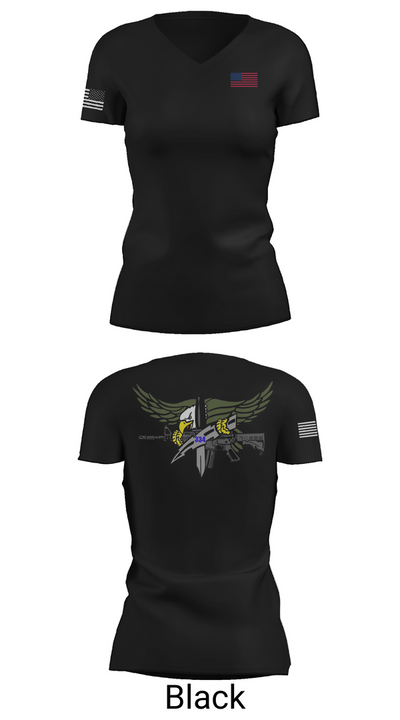 Sikeston Special operations 6321266 Women's Short Sleeve V-neck Shirt - 27