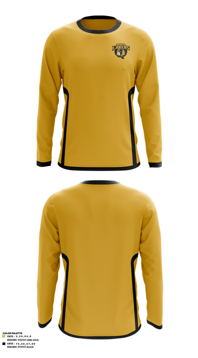 Minto Lakers Basketball 3667371 Long Sleeve Performance Shirt 2