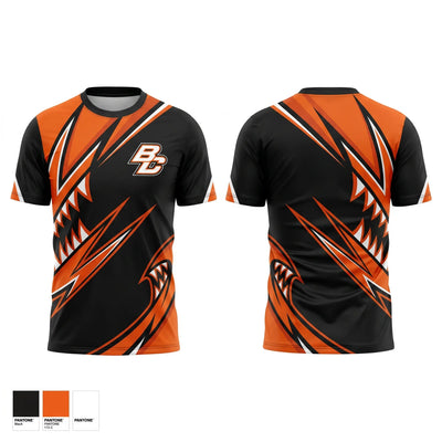 Byron Center Bulldogs Soft Poly Tee Cotton Like Feel - 1