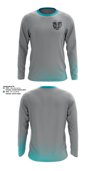 Long Sleeve Performance Shirt, Deadbird RFC, Rugby, Teamtime, Team time, sublimation, custom sports apparel, team uniforms, spirit wear, spiritwear, sports uniforms, custom shirts, team store, custom team store, fundraiser sports, apparel fundraiser
