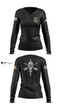 82nd CRD 4184511 Women's Long Sleeve V-neck Shirt - 6