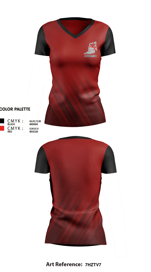 Womens Short Sleeve Vneck Shirt, Page High School Wrestling, Wrestling, Teamtime, Team time, sublimation, custom sports apparel, team uniforms, spirit wear, spiritwear, sports uniforms, custom shirts, team store, custom team store, fundraiser sports, apparel fundraiser