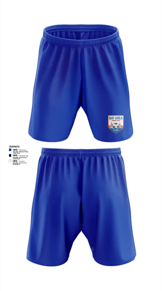 Athletic Shorts With Pockets, Bay Area Futsal Club, Men's Soccer, Teamtime, Team time, sublimation, custom sports apparel, team uniforms, spirit wear, spiritwear, sports uniforms, custom shirts, team store, custom team store, fundraiser sports, apparel fundraiser